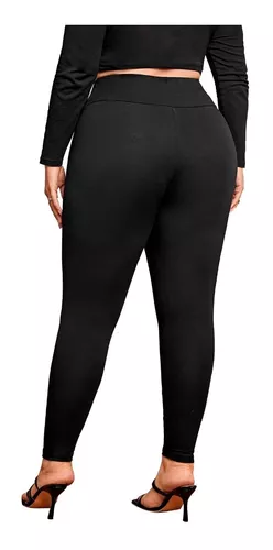 Calça Legging Plus Size Não Fica Transparente Modela Bumbum