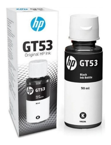 Botella Tinta Hp Gt51 / Gt53 Negro 4000 Hojas Original 90ml