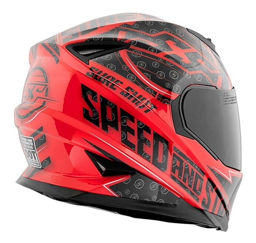 Imagen 2 de 7 de Casco Speed And Strength Ss1600 Sure Shot Gris Para Moto