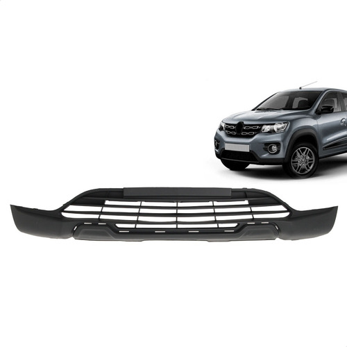 Parachoque Dianteiro Kwid 22 23 2024 2025 Inferior Com Grade