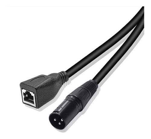 Cable Adaptador Xlr De 3 Pines A Rj45 De 30 Cm Para