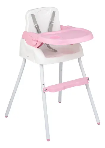Cadeira De Alimentação Bebê Portátil 3em1 Styll Baby Segura Cor Rosa-claro Cor