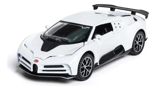 Auto Bugatti Centodieci Blanco Escala 1:32 Luz Y Sonido Blanco