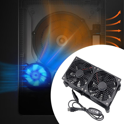 Radiador De Ventilador De Computadora, Alto Rendimiento, 2 X