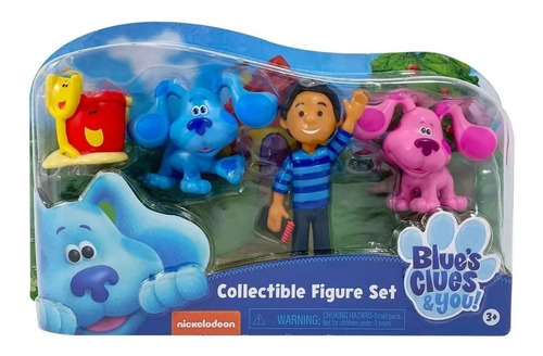 Set 4 Figuras - Pistas De Blue - Magenta Josh / Diverti