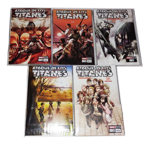 Manga Shingeki No Kyojin 35 Tomos Serie Completa