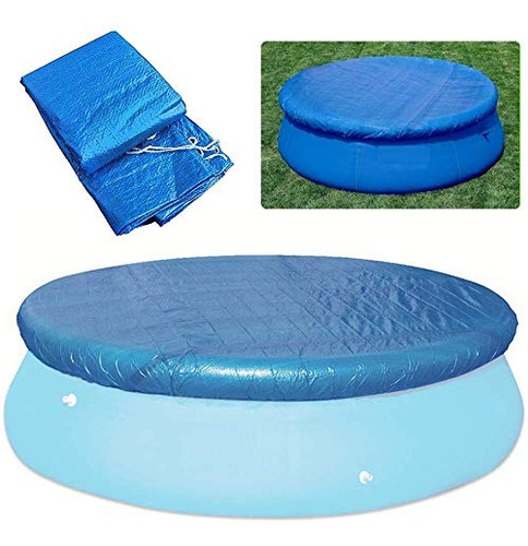 Protector De Cubierta De Piscina Redonda De 8 Pies Para...