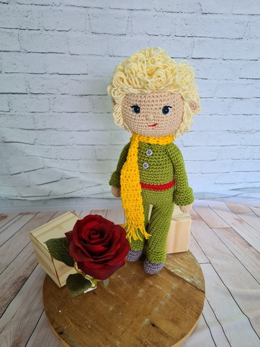 Boneco Pequeno Príncipe Amigurumi