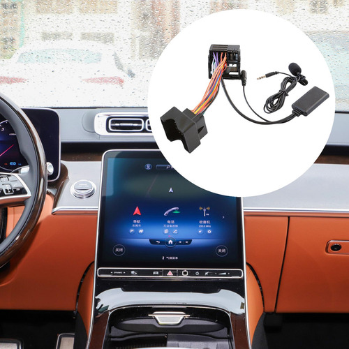 Adaptador De Bluetooth Para Automóvil Mic Plástico Para