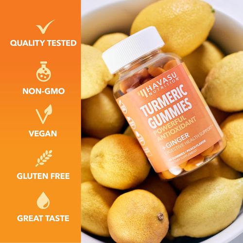 Gomitas De Cúrcuma Y Jengibre Para Salud Articular Modelo