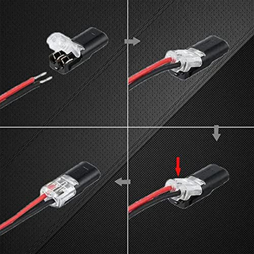 Conector Enchufable De Doble Cable H120 Piezas Con Hebilla D