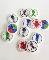 Comprar Heroes En Pijama Toppers De Azúcar Comestibles Para Cupcake