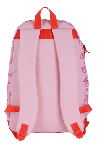 Mochila Costas Escolar Menina Ursinhos Carinhosos Licenciada Cor Vermelho