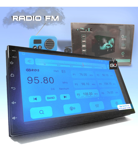 Multimidia Adak Android 64gb Ford Ka 2018-2021 Gps Tela 7p