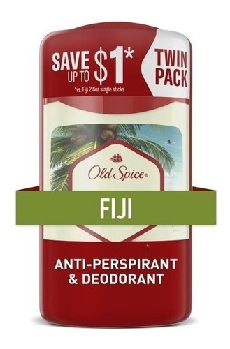 Old Spice Antiperspirant For Men, Fiji Desodorante