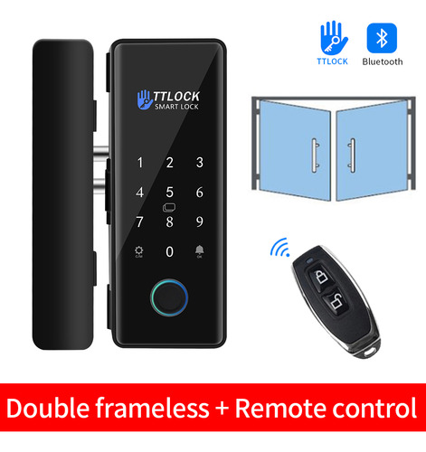 Inteligente Cerradura Para Puerta Flotante Cristal Bluetooth