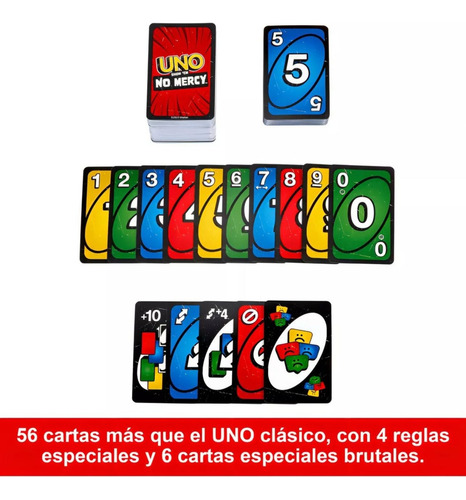 Juego De Cartas Uno Show Em No Mercy