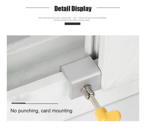 5 Paquete De 3-6 Cerraduras Para Ventanas 5 Piezas