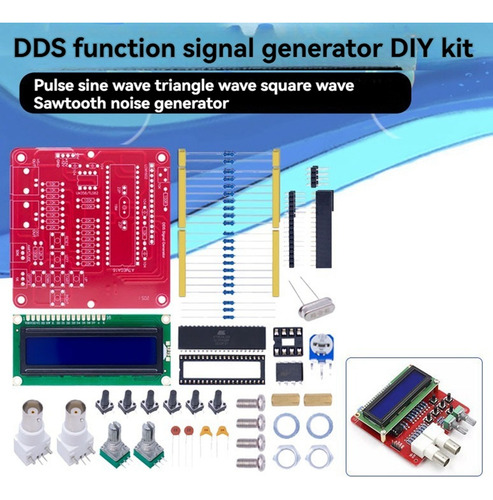 Kit Generador De Señales Dds Diy 1-65535hz Con Función Digit