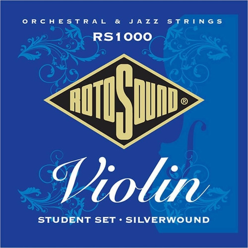 Rotosound Rs1000 Encordado Silver Wound Para Violín