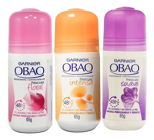 Obao - Desodorante Para Mujer (3 Unidades)