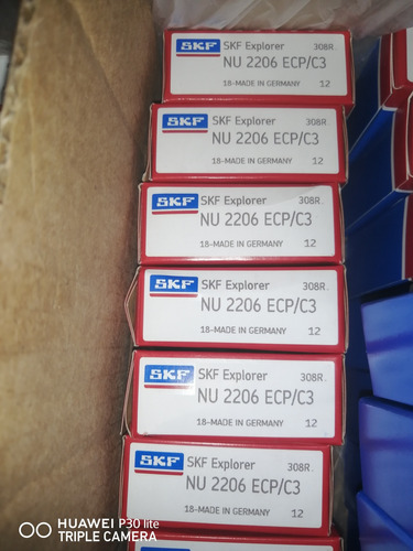 Rodamiento Nu 2206 Ecp C3 Skf 