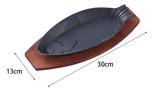 Bife Fritar Placa Quente Em Forma De Peixe Fritadeira C