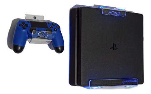 Soporte Para Ps4 Pro Y Control Con Iluminación Led