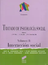 Comprar Libro Tratado De Psicología Social Vol Ii Interacción Social