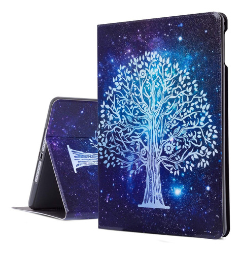 Funda Para iPad 10.2 Cutebricase Con Soporte Multiángulo Azu