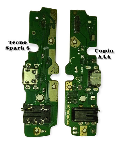 Flex Pin De Carga Micrófono Para Tecno Spark 8, Calidad Aaa 