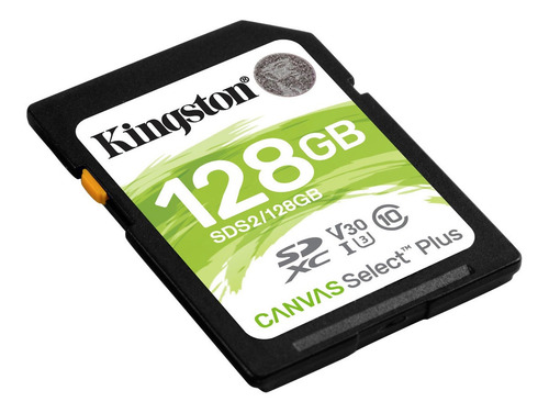 Tarjeta De Memoria Kingston Sds Canvas Select 128gb