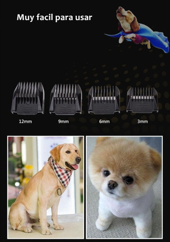 Imagen 5 de 8 de Máquina Rasuradora Cortadora Pelo Para Perros Mascotas Pro