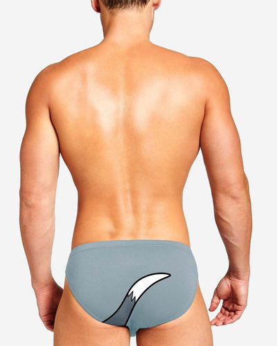 Calzoncillo Con Diseño De Cartoon, Trusa Masculina