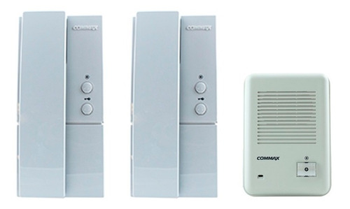 Kit Portero 2 Telefonos Intercomun.+fte.exterio Dp101 Commax