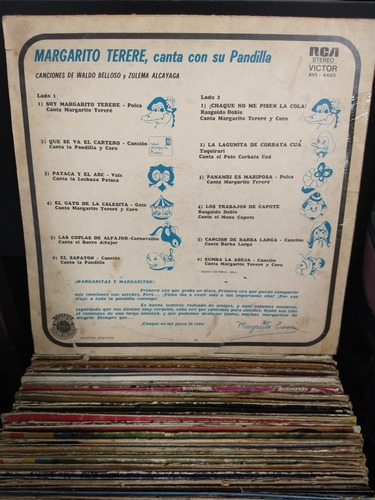 Disco De Vinilo, Margarito Tereré,canta Con Su Pandilla (Usado)