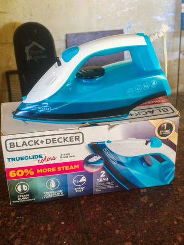 Plancha Vapor Black & Decker Trueglide Colors