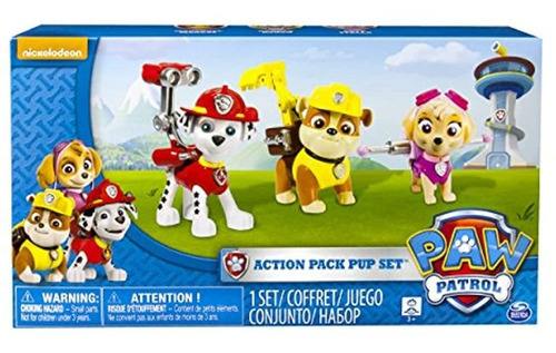 Paw Patrol Action Pack Pups, Paquete De 3