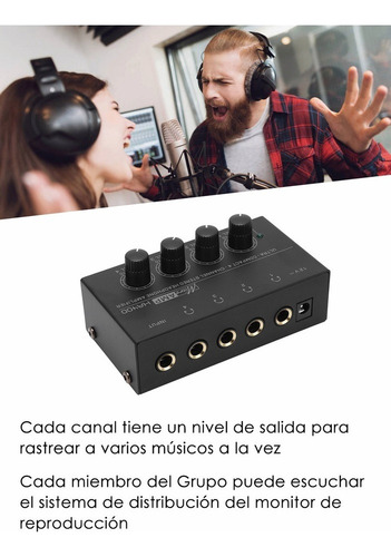 . . Preamplificador De Audífonos Behringer Ha400 Envío