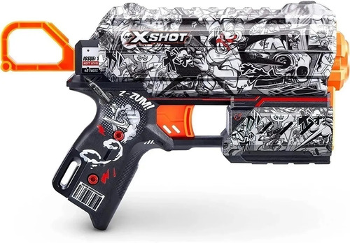 Pistola De Dardos X Shot Zuru Skins Flux Pistola + 8 Dardos 