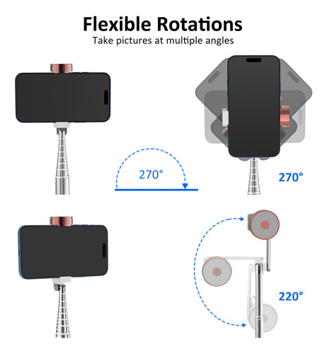 Trípode Para Teléfono Móvil, Selfie Stick Colorlizard, Trípo