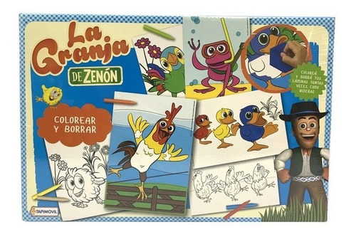 Colorear Y Borrar La Granja De Zenon Lny 00616 Loonytoys