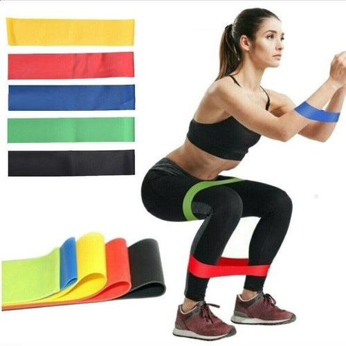 Kit Mini Band 5 Níveis - Elástico Funcional Fitness Loops