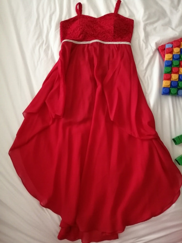 Vestido Rojo Marcela Parra