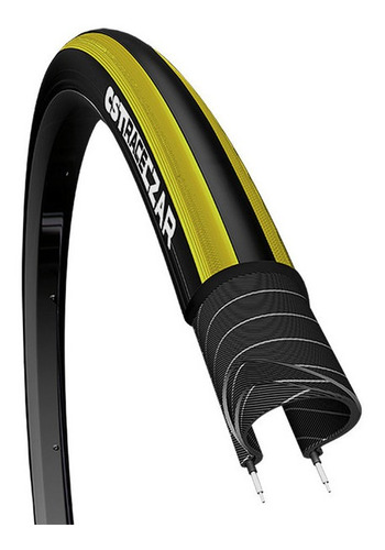 Llanta Bicicleta 700x23c 23-622 Amarillo Czar C1406 Cst
