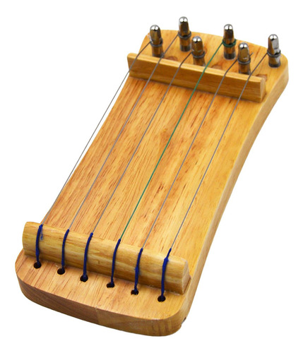 Ejercitador De Zither, Ejercitador De Arpa Madera Maciza