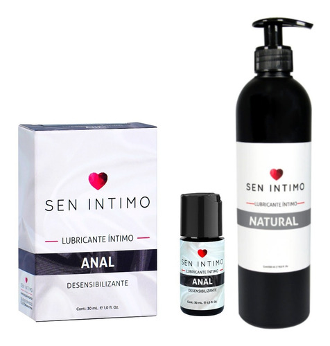 Lubricantes Intimo Anal 30ml Y Natural 500ml Con Invima