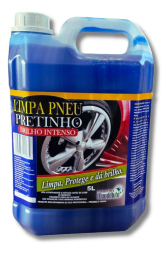 Brilha Pneu Pretinho 5 Litros