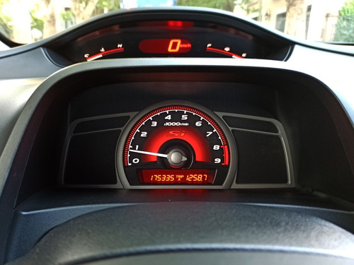 Honda Civic Si 2.0 I-vtec 200 Hp 2008 Cuero Gris Impecable