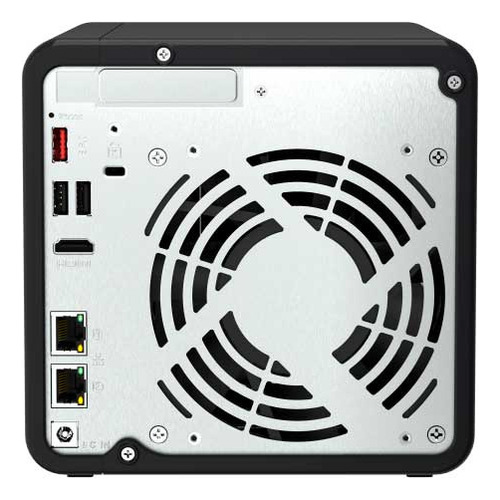 Storage Nas Qnap Ts-464 4 Baias 8gb 2ghz Qcore Hdd Sata/ssd 110v